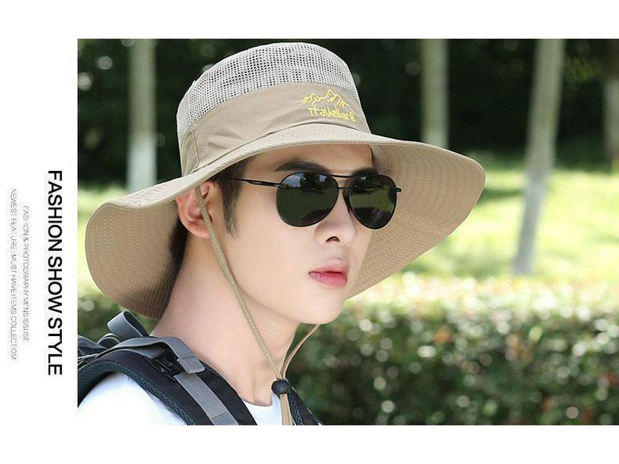 2024 New Unisex Sun Protection Hat: Western Cowboy, Mountaineering, Fisherman, Windproof Travel Summer Hat