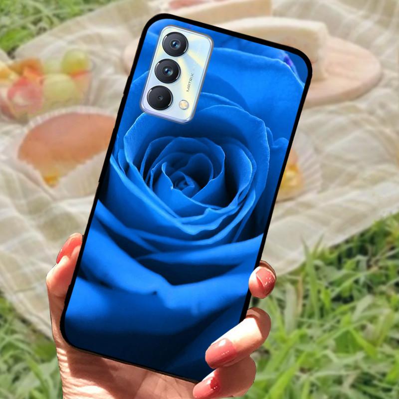 Für Realme GT Master Edition Hülle Marmor bemaltes Cover Weiches Silikon Stoßfeste Handyhülle Für Realme GT Master Hülle Bumper