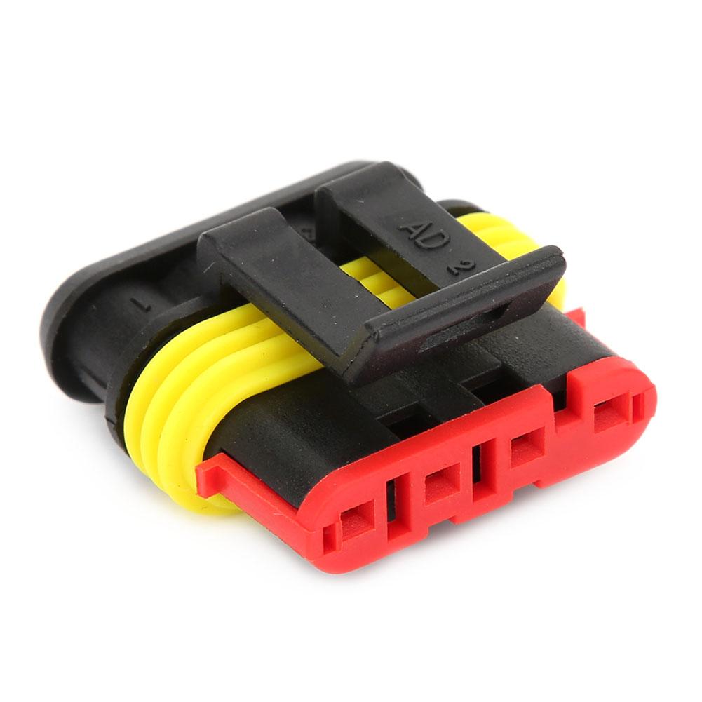 5 Sets 4P 5P 6P AMP 1.5 Male and Female Plug Automotive Car Waterproof Connector4P