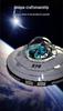 Tuomu T3012 Interstellar UFO Spaceship Building Block Model - Compatible with Lego for Educational Puzzle Toy Display
