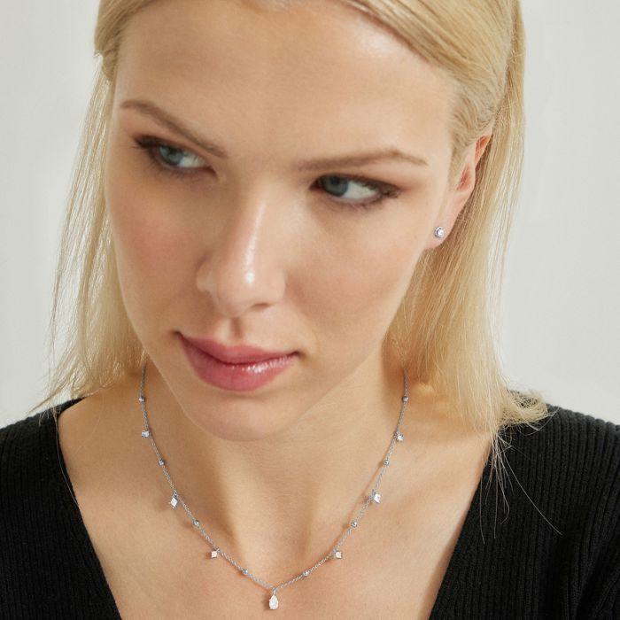 Collier Luxenter Finition En Rhodié - Araum