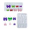 Silicone Mold for Butterfly Hair Clip Projects Epoxy Resin Hair Accessories Casting Mould Creative Workshop Supplies
