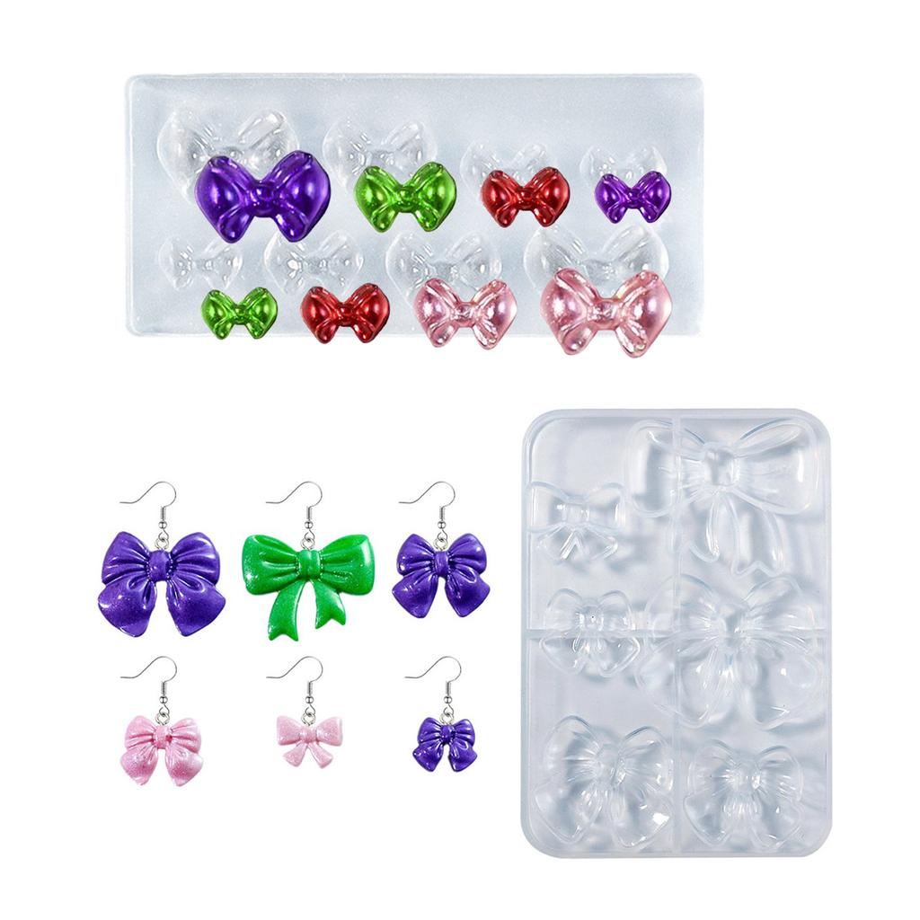 Silicone Mold for Butterfly Hair Clip Projects Epoxy Resin Hair Accessories Casting Mould Creative Workshop Supplies