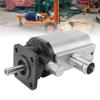 Pompa Idraulica per Spaccatrice di Tronchi 11 GPM Pompa a Ingranaggi Idraulica a 2 Stadi in Alluminio 3600 RPM Pompa per Spaccatrice di Legno per Unità di Potenza Idraulica Spaccatrici di Tronchi in