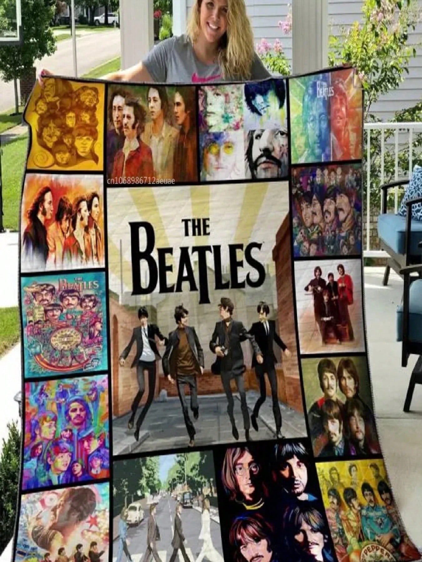 

Мягкое фланелевое одеяло с изображением B-Beatles, Плед, Мягкий арт-постер, Покрывало для кровати, Чехол для дивана, Кондиционера #Цвет_25, Размер_100X130см 75X95CM серый