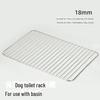Splash-Proof High-Sided Dog Toilet for Teddy and Poodle - Easy To Clean Pet Loo