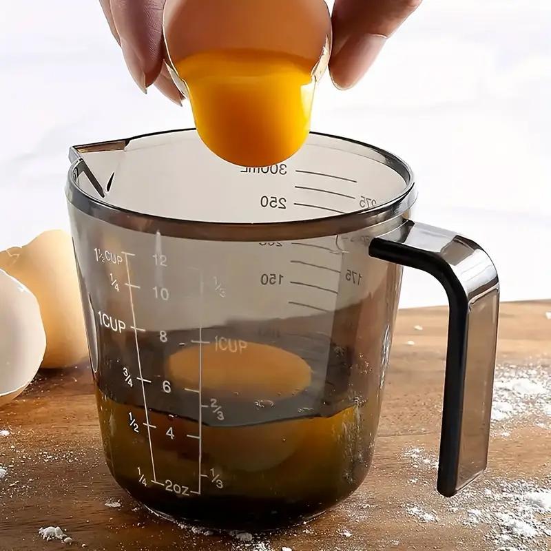 1 ks Pečicí tekuté odměrky Ps Odměrka Plastová odměrka Objemová kádinka Kuchyňské pečicí nástroje 150/300/600/1000 ml