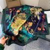 Spring, Summer and Autumn New Simulation Silk Scarf Female Decorative Hobo Shawl Sunscreen Beach Towel