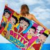 Cute B-BettyS Boop Microfiber Blanket Quick Drying Beach Towels Oversized Printing Super Absorbent Pool Towel Blanket