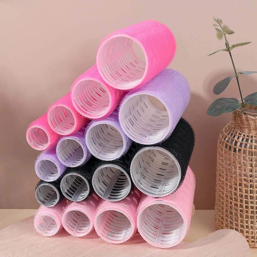 Hair Rollers Self Grip Heatless Hair Curler Hairs Rollers Set Assorted Sizes and Colors Styling Curling Tools DIY Hair Curlers