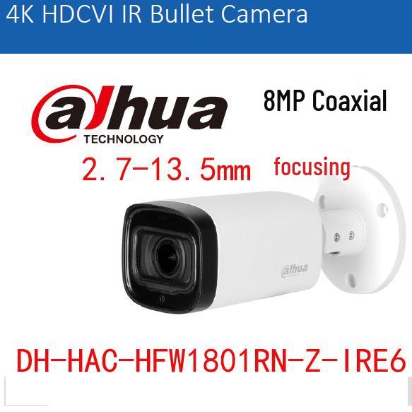 

Dahua 8MP Auto Focus Coaxial Analog Camera (DH-HAC-HFW1801RN-Z-IRE6) Overseas Version