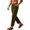 Men's Casual Linen Pants for Spring and Summer Everyday Wear