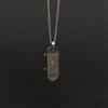 Skateboard Men Jewelry Hip Hop Punk Stainless Steel Necklace Letter Couple Necklace Cross Pendant