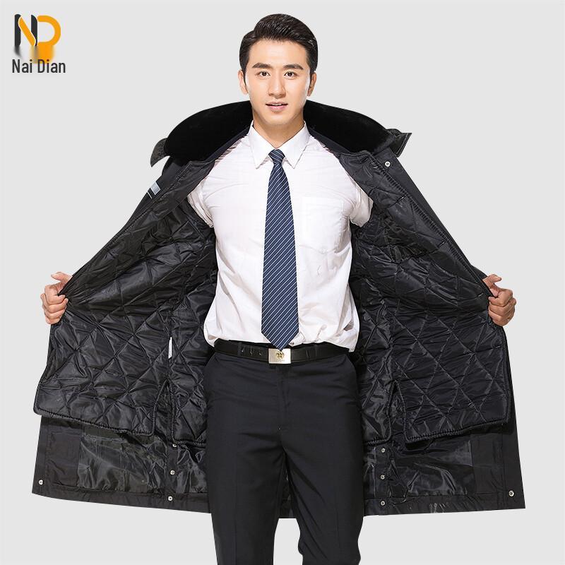 Men's Extended Winter Security Guard Padded Coat