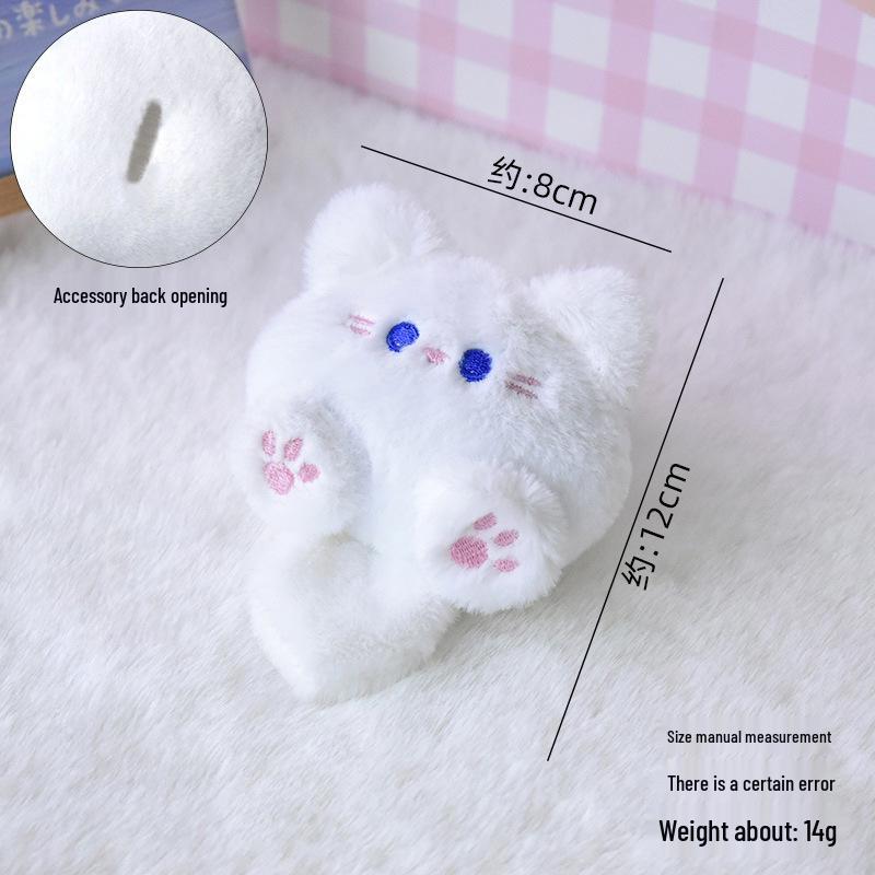 

Милая плюшевая брошь-котенок - Сделай сам пищащая мультяшная подвеска-украшение Original Back Opening (No Squeak)