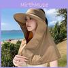 Summer Sun Protection Cap With Wide Brim And Neck Shield For Outdoor Activities