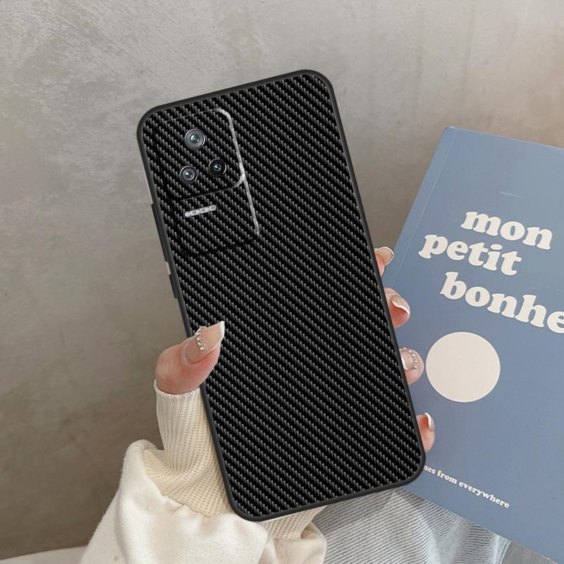 Carbon Fiber Pattern Case For Xiaomi 15 14 Ultra 13T 14T 15T Pro 17 Pro Max POCO X7 X3 X5 X6 F5 F6 F7 F8 Pro Cover