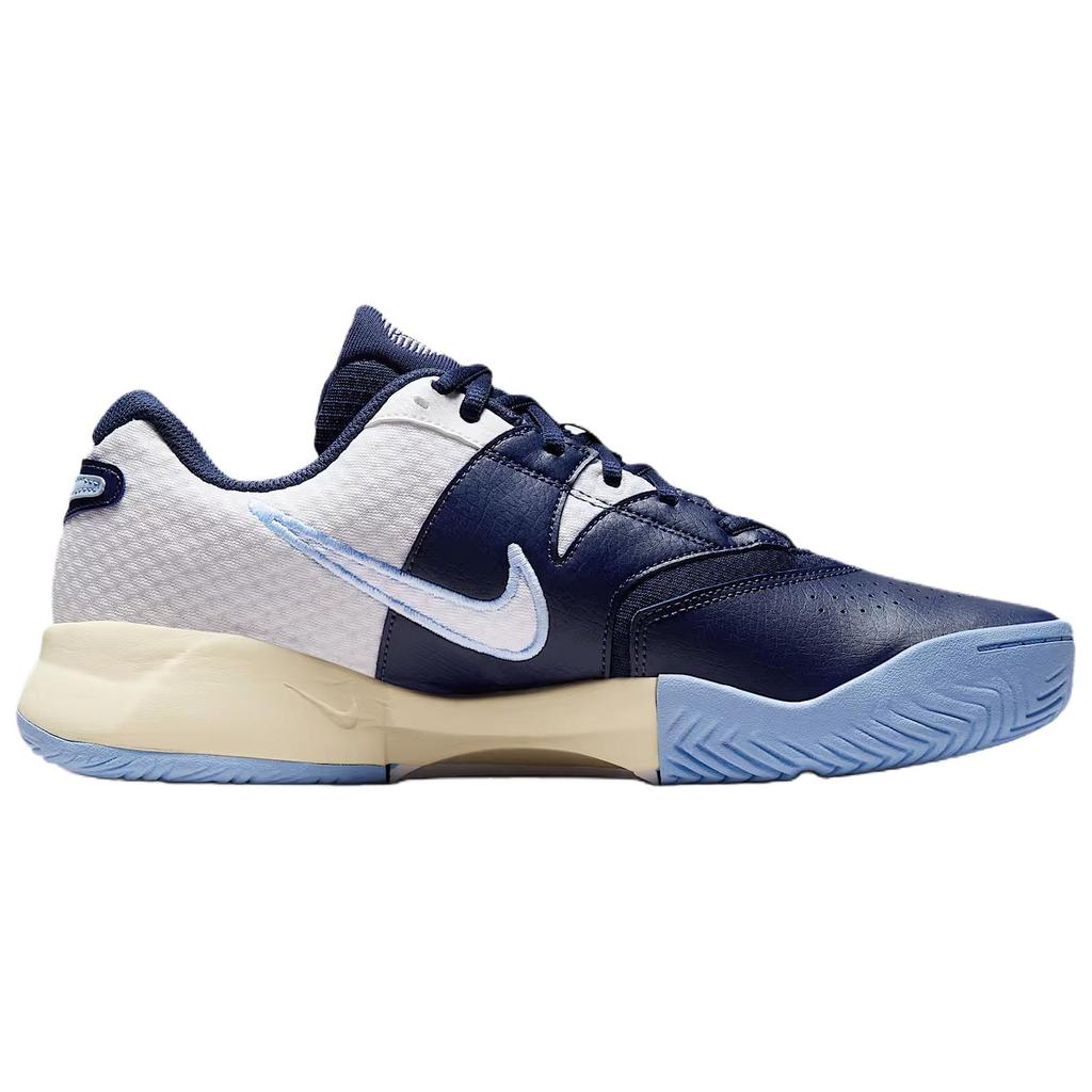 NikeCourt Lite 4 White Midnight Navy Unisex Sneakers Blue Psychic-Blue FD6574-103