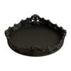 Baroque Gothic Ornate Carved Jewelry Tray Ornamental Plate Suitable for Rings Earrings Necklaces Display and Home Decors