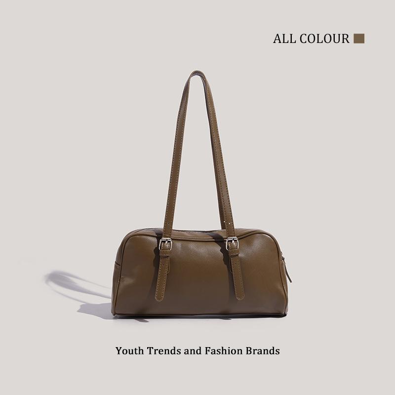 Bags New retro portable bowling bags Commuter high-end shoulder armpit bags