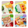 Libro Occupato Animali, adatto a bambini di 1-3 anni, lavagna tattile Montessori, regali di compleanno per bambini e bambine
