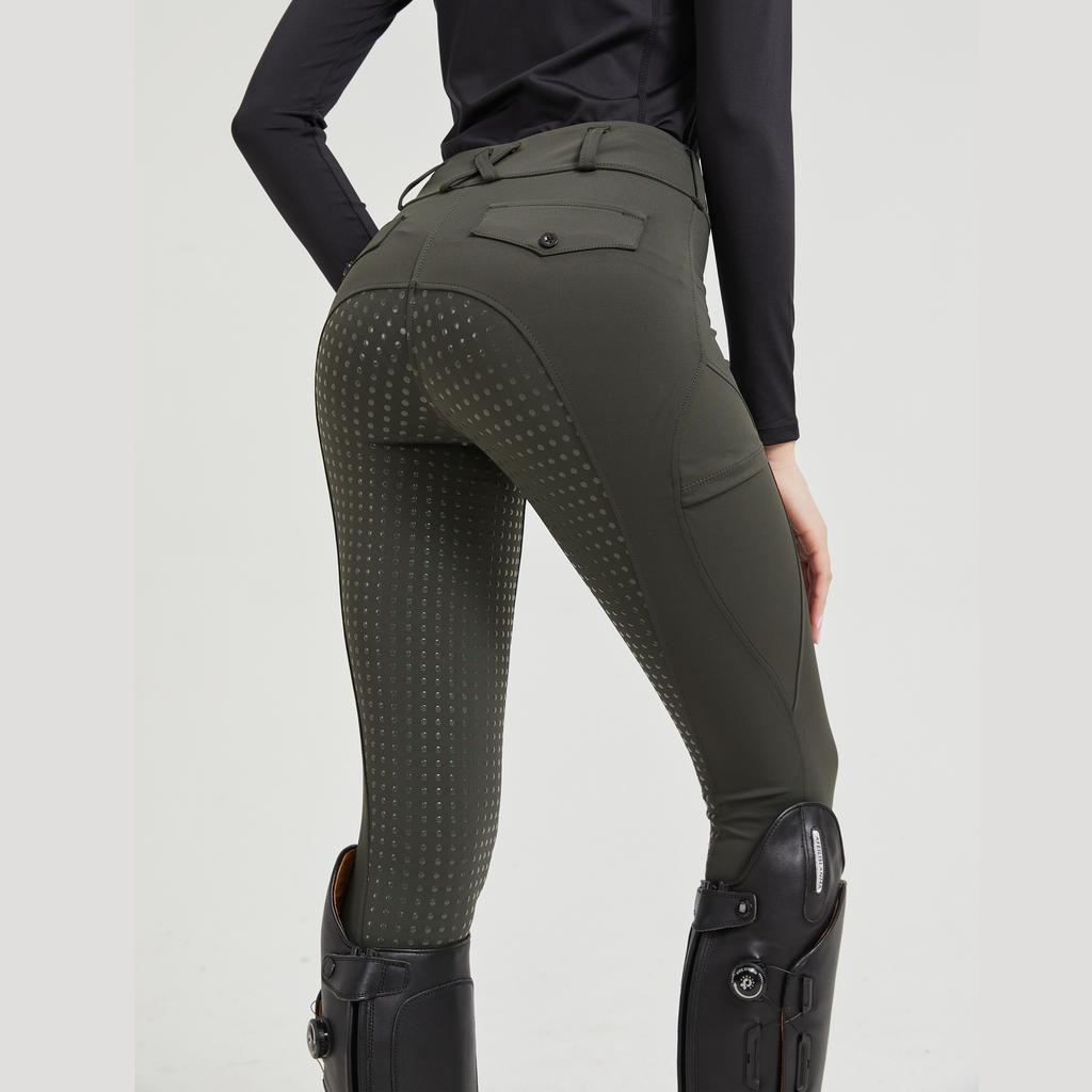 Professional horse riding pants silicone anti-slip quick-dry tight-fitting cycling sports pants for equestrian exams