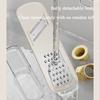 3in1 Garlic Ginger Grinder Kitchen Gadget Mini Garlic Grinder Manual Garlic Press Kitchen Tools for Crushing Spices Herbs Garlic