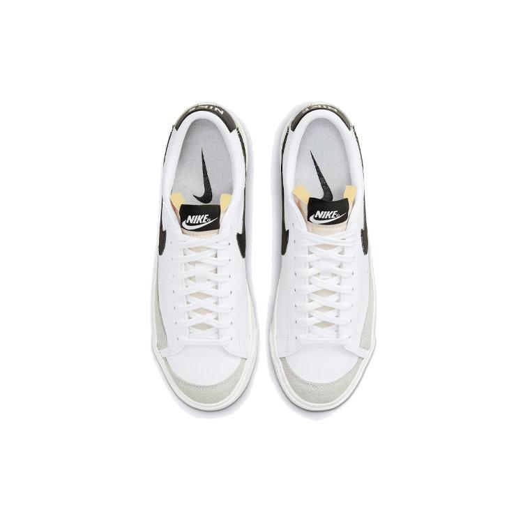 Nouvelles Nike Blazer Low 77 Blanc Noir Femme DC4769-102