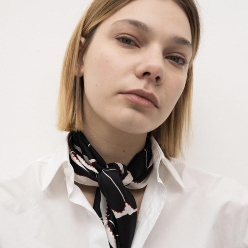 BB’DE SOLI’DE Blue Silk Scarf (3color)