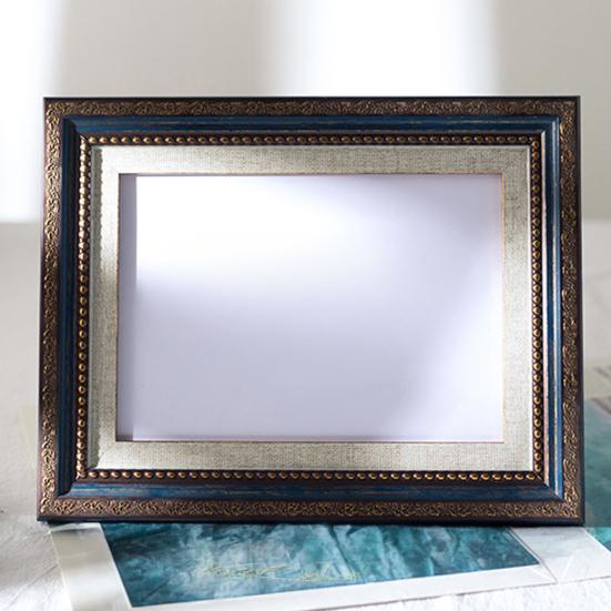 Vintage Photo Frame, Art Mat Picture Frame for Tabletop Display & Wall Mount, Decorative Frame for Studio Portrait Photos