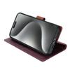 N.BEKUS CSJ-001 For iPhone 16 Pro Max Stand Case PU Leather Wallet Phone Cover