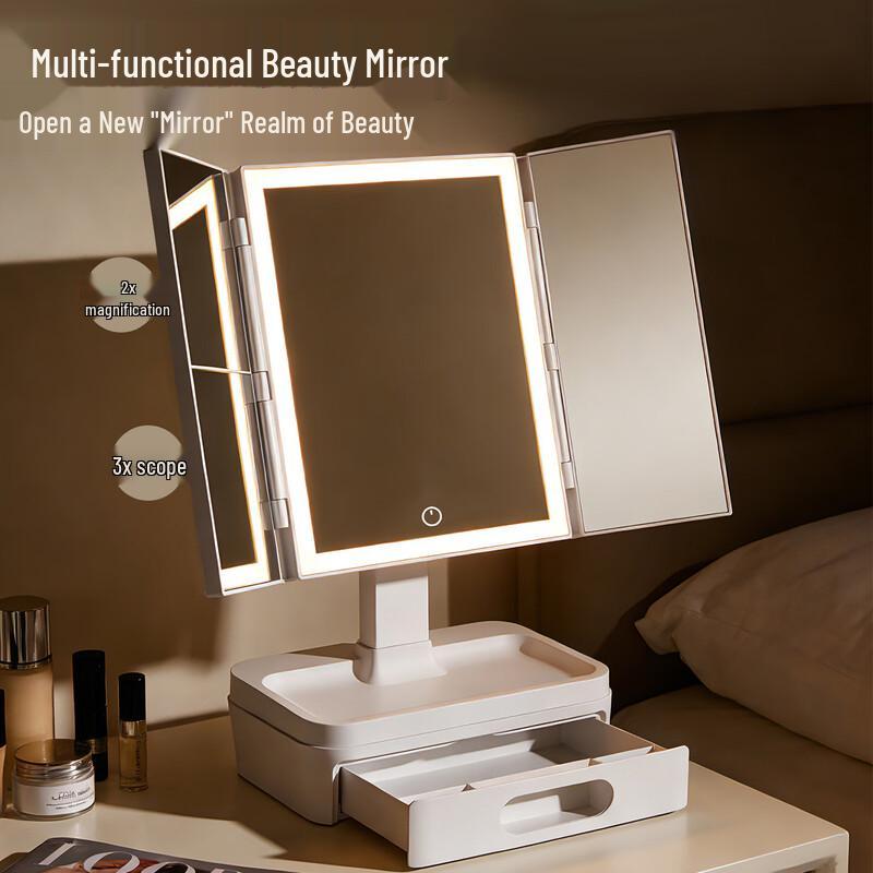 oenyled Portable LED Makeup Mirror