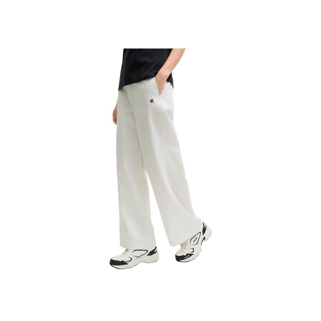 New FILA HERITAGE Casual Pants Women's Sun White F11W528807F-WT