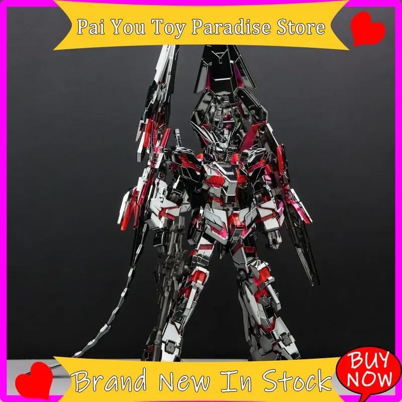 Sell Hg 1144 1Xd Unicorn Rx-0 Destory Model Electroplated Dark Steel Black Phoenix Assembly Model Kit Mech Action In Stock
