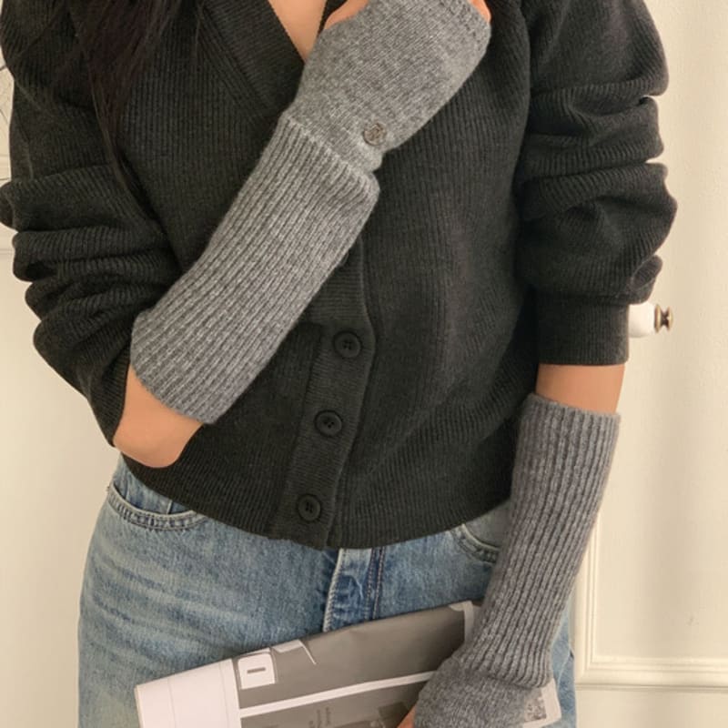 38comeoncommon Încălzitor de mâini din cașmir (Melange Grey)