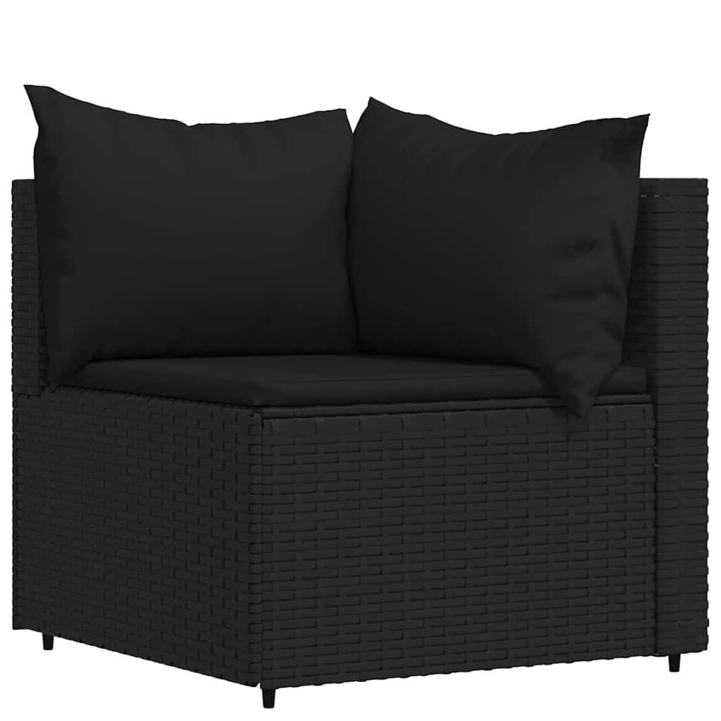 Vidaxl 4-Piece Lounge Set With Cushions, Poly Rattan