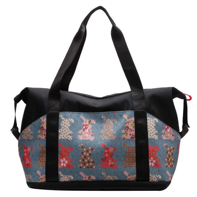 Fashionable Short-distance Luggage Bag Large Capacity Wet and Dry Separation Sports Fitness Expandable Trolley Travel Bag