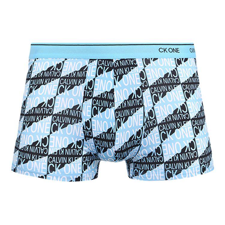

Calvin Klein Letter Logo Print Boxer Briefs Men underwear Blue NB2225-J81 L