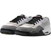 Air Jordan 4 RM Premium GS Motorsports Kids Sneakers White Black Smoke-Grey IB8051-100