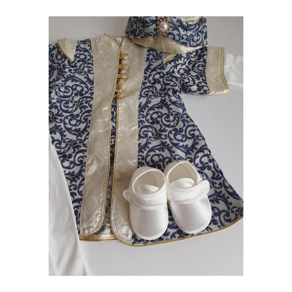 ( With Booties ) 0 6 Months And 1 Year Old Circumcision Mevlt Outfit, Circumcision Mevlt Dress ehzade Baby Gift