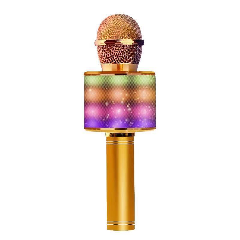 WS858 Bluetooth Karaoke Microphone for Children - Wireless Singing Mic with Speaker and Condenser features
