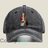 Historical Woman Portrait Fashion Washed Baseball Cap Outdoor For Womens Unisex Female Beach Dad Hat Hip Hop