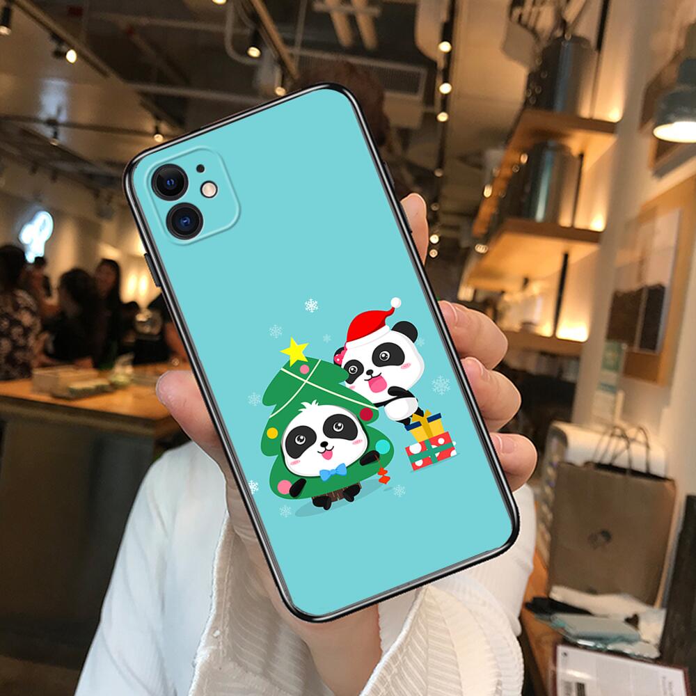 Super Cute Panda Phone Cases For Iphone 13 Pro Max Case 12 11 Pro Max 8 PLUS 7PLUS 6S XR X XS 6 Mini Se Mobile Cell