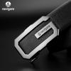 Navigare Men's Automatic Buckle Top-Grain Leather Belt