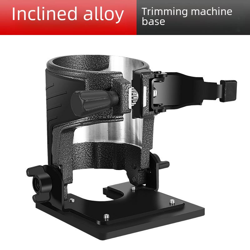 Adjustable Metal-and-Plastic Trimmer Base Cover with Transparent Top and Lifting Lock Accessories