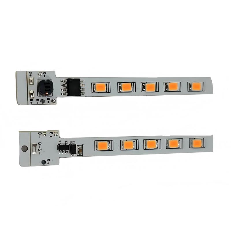 Solar-Flammenlicht Ersatzplatine 1,2V 5 Stück 10 LEDs für Außenbereich Garten Solar-Kerzenlampe DIY Montage