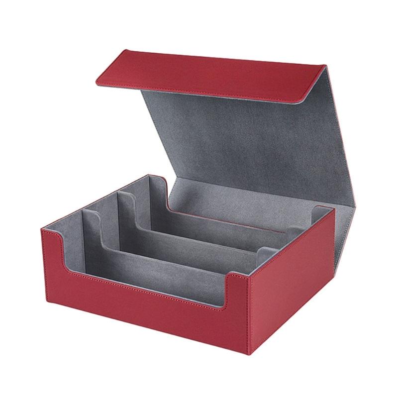 Versatile Card Storage Box with Strong Magnetic Closure for Collect Enthusiasts