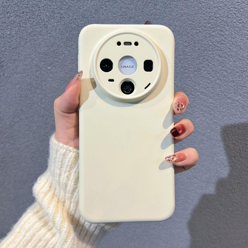 Compatible with Huawei Mate 80 Pro: Liquid Silicone Phone Case, Full Lens Coverage, Solid Color Protection