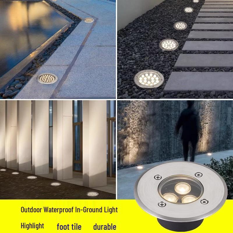 NuFeng 12W LED Outdoor Waterproof Underground Light