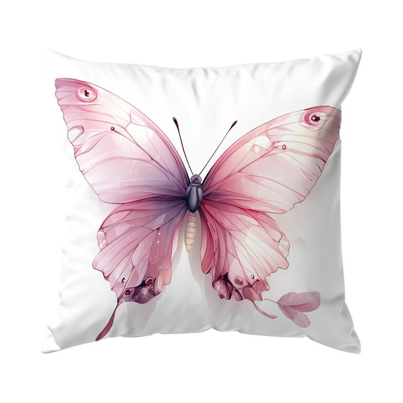 

Home Decor Cute Moon, Butterfly & Star Floral Cushions Pattern Cushion Cover Suitable for Sofa Bedroom Car Pillow Cover 16x16Inch